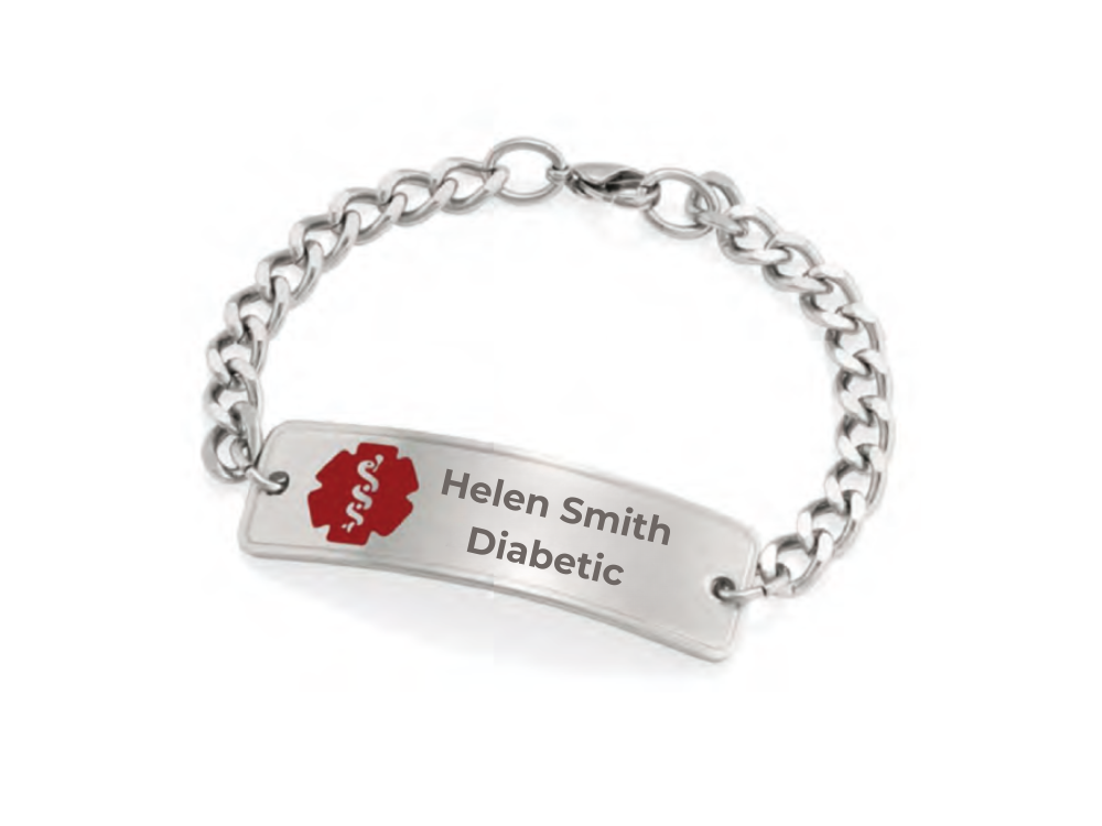 275 Paracord Medical ID Bracelet – Red Symbol & Engraved Tag Yes 275 Paracord Medical ID Bracelet – Red Symbol & Engraved Tag Yes