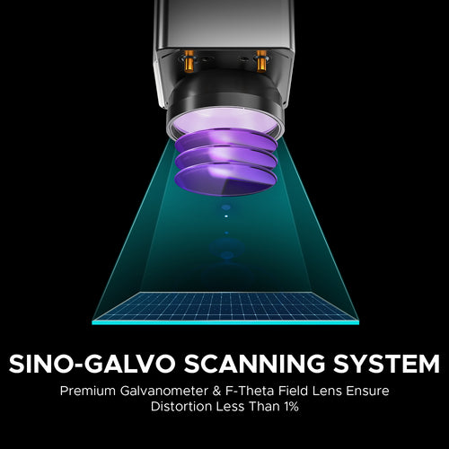 Pre-Owned Galvo Compact 50 - 50W Integrated Fiber Laser Marker Engraving Machine with 5.9