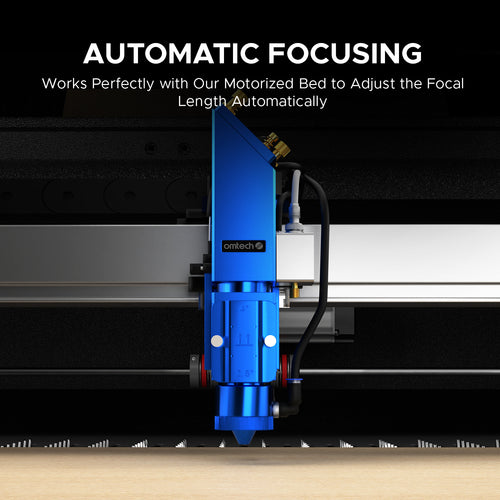 OMTech Pro 3655 Hybrid 150W Laser Cutting and Engraving Machine with 34'' x 54'' Working Area, Autofocus and Built-in Water Chiller