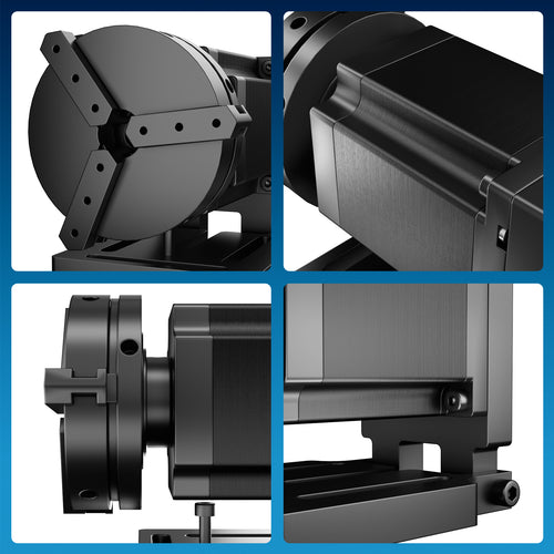 70mm Rotary Axis Attachment for Fiber Laser Engraver(FOR ALL FIBER MACHINES)
