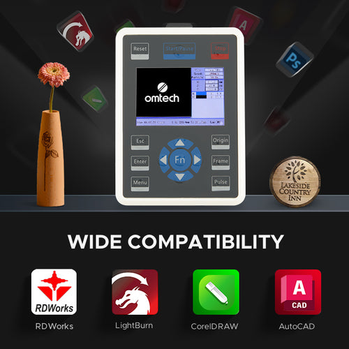 OMTech Maker AF4063-150 150W CO2 Laser Cutter and Engraver with 40