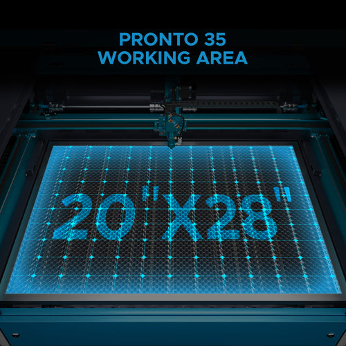 OMTech Pronto 35 90W CO2 Laser Cutter and Engraver with Autofocus
