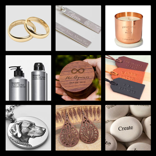 OMTech Galvo 20W Split Fiber Laser Engraver and Marker with 4.3