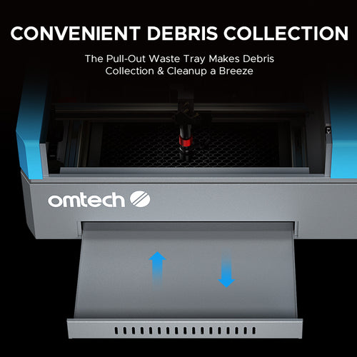 OMTech K40+ 45W Desktop CO2 Laser Engraver with 8