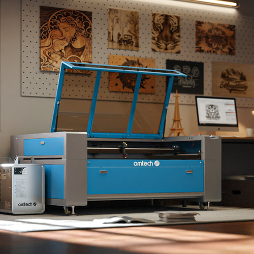 OMTech Maker AF4063-150 150W CO2 Laser Cutter and Engraver with 40