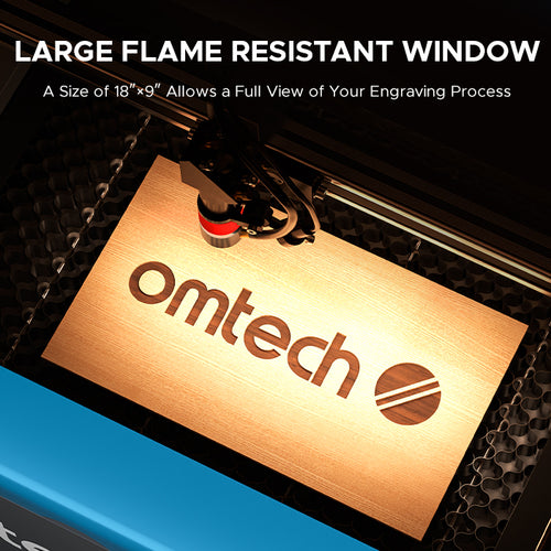 Pre-Owned OMTech K40+ 40W CO₂ Laser Engraver – 8
