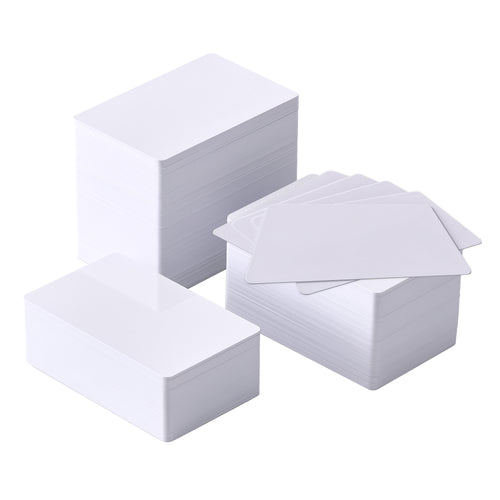 OMTech 200 Pack CR80 Blank PVC Cards for ID Badge Printing