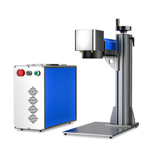 OMTech Galvo 50W Split Fiber Laser Engraver for Metal with 7.9