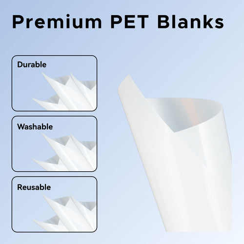 OMTech 100pcs Mylar Stencil Sheets, 11.8