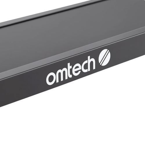 Laser engraving conveyor belt attachment for OMTech Solis Duo working with metal tags wood and acrylic parts