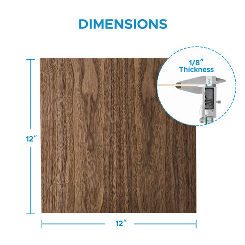 OMTech Walnut Plywood 1/8