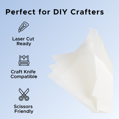 OMTech 100pcs Mylar Stencil Sheets, 11.8