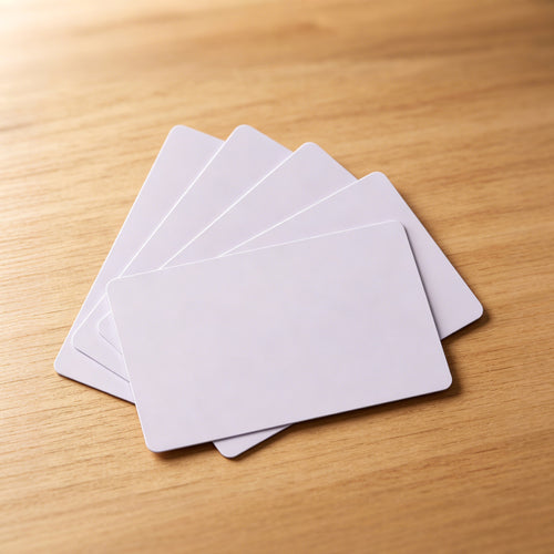 OMTech 200 Pack CR80 Blank PVC Cards for ID Badge Printing