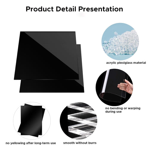 OMTech 10-Pack Acrylic Sheets, 8