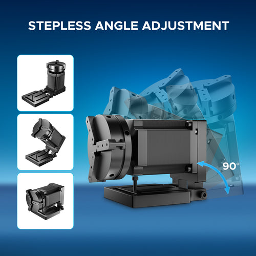 70mm Rotary Axis Attachment for Fiber Laser Engraver(FOR ALL FIBER MACHINES)