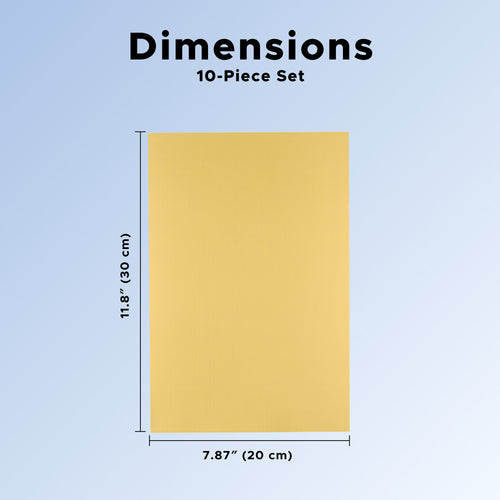 OMTech 10pc ABS Double Color Plastic Sheet Set, 11.8