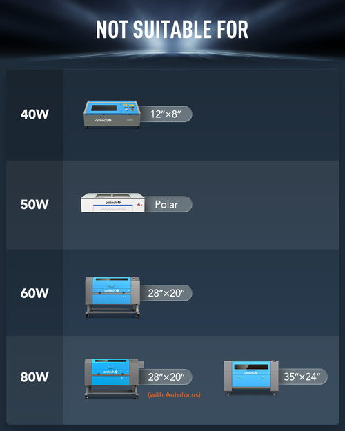 CO2 Laser Alignment Tool, Precision Red Laser Pointer for 50W 60W 80W 100W 130W 150W Laser Engravers (Exclude the k40+, Polar, pronto & pro series or machines of other brands)