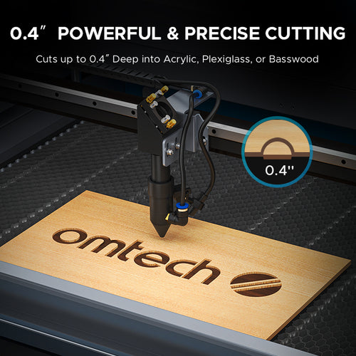 OMTech Maker MF2028-100 100W CO2 Laser Cutter and Engraver with 20