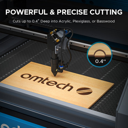 OMTech Maker MF2028-80 90W CO2 Laser Cutter and Engraver with 20