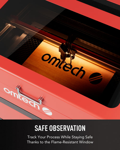 Pre-Owned OMTech 60W CO2 Laser Engraver, 24x16 Inch Laser Engraving Cutting Machine
