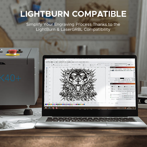 Pre-Owned OMTech K40+ 40W CO₂ Laser Engraver – 8