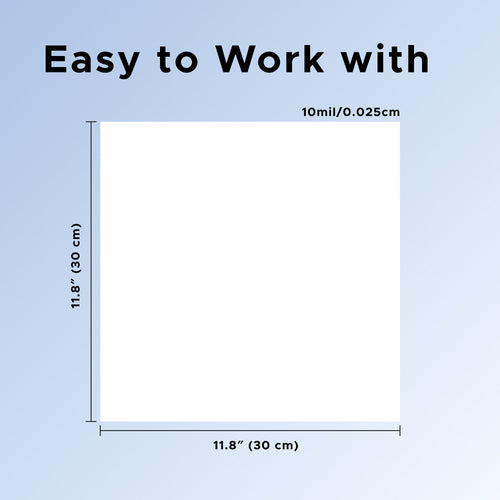 OMTech 100pcs Mylar Stencil Sheets, 11.8