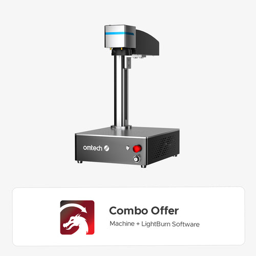 OMTech Galvo 50W Compact and Integrated Fiber Laser Marker for Metal with 5.9