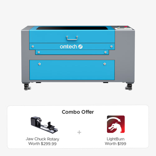 OMTech Maker MF1624-60 60W CO2 Laser Engraving and Cutting Machine with 16