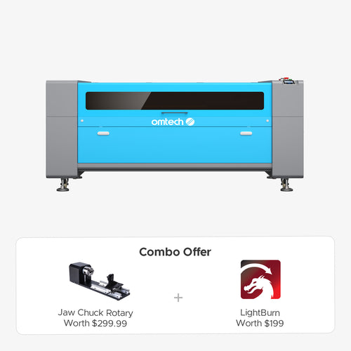 OMTech Maker AF4063-150 150W CO2 Laser Cutter and Engraver with 40