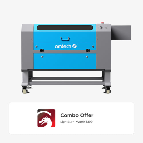 OMTech Maker AF2028-80 90W CO2 Laser Cutter and Engraver with 20