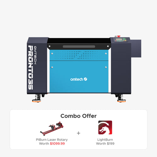 OMTech Pronto 35 90W CO2 Laser Cutter and Engraver with Autofocus