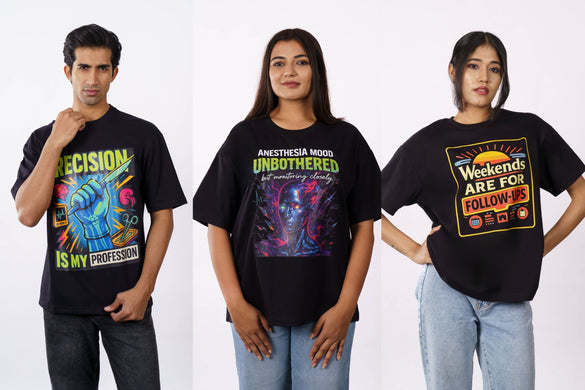 DTF printing on black shirts