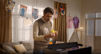 a man cleaning DTF printer head