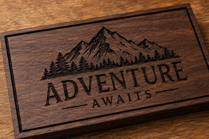 How to Get Dark, High-Contrast Laser Engravings on Dark Wood