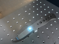the process of knife laser engraving