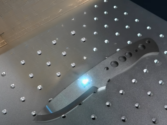 the process of knife laser engraving