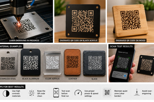 How to Laser Cut a QR Code