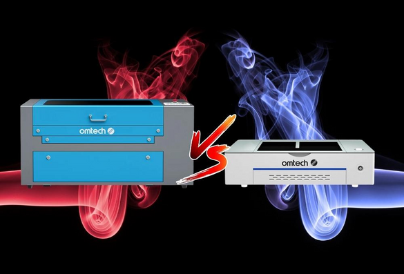 OMTech Polar Desktop Laser vs OMTech 60W CO2 Laser Machine