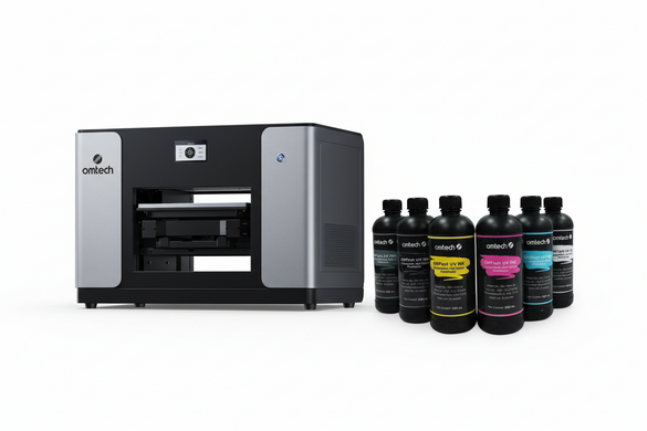 A UV printing machine for spot UV printing