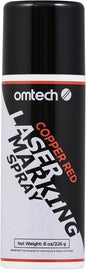 OMTech Laser Marking Spray for Stainless Steel — Black 13 oz or Copper Red 8 oz
