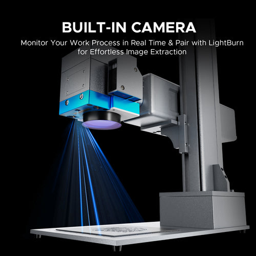 OMTech 50W Split Fiber Laser Engraving Machine with 6.9