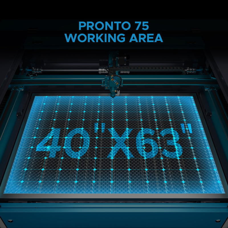 Pre-Owned OMTech Pronto 75 150W CO2 Laser Cutter and Engraver with Autofocus