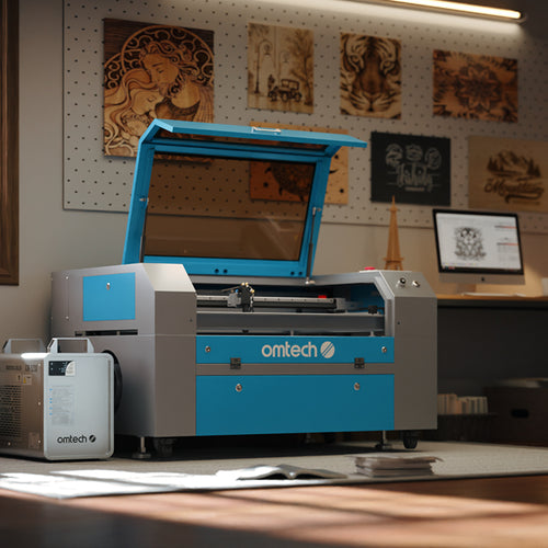 OMTech Maker MF2028-80 90W CO2 Laser Cutter and Engraver with 20