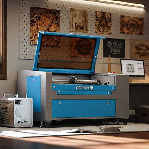 OMTech Maker MF1624-60 60W CO2 Laser Engraving and Cutting Machine with 16