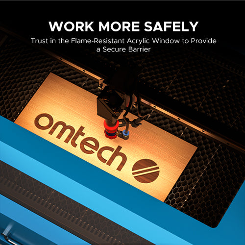 OMTech Maker AF2028-60 60W CO2 Laser Cutter and Engraver with 20