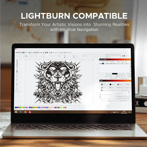 OMTech Maker AF2028-60 60W CO2 Laser Cutter and Engraver with 20