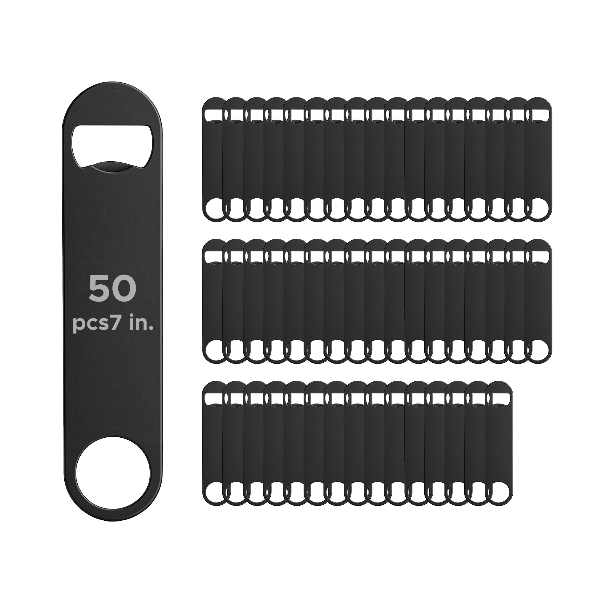 OMTech 50 Pack Customizable Bottle Opener Blanks for Gifts & Events