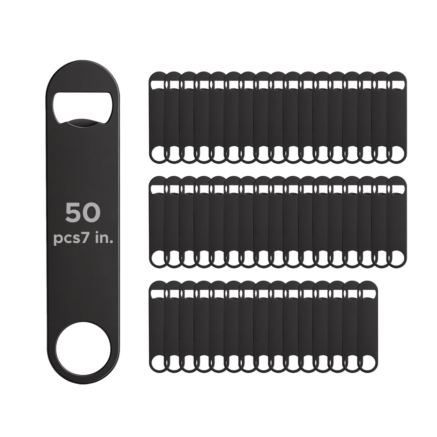 OMTech 50 Pack Customizable Bottle Opener Blanks for Gifts & Events