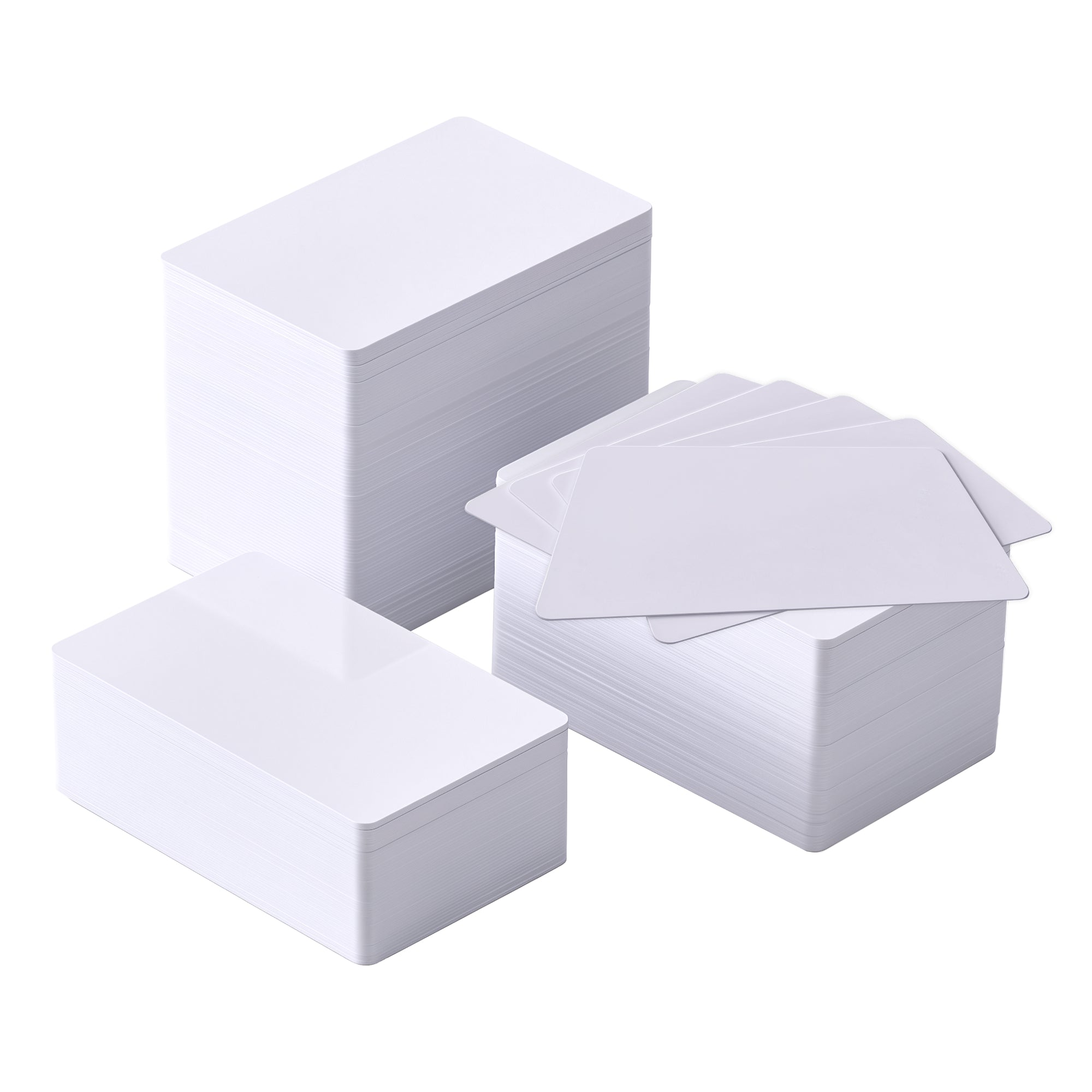 OMTech 200 Pack CR80 Blank PVC Cards for ID Badge Printing