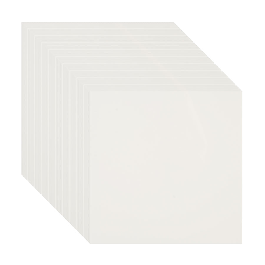 OMTech 100pcs Mylar Stencil Sheets, 11.8" x 11.8" 10mil Translucent PET Blanks for Laser Cutting